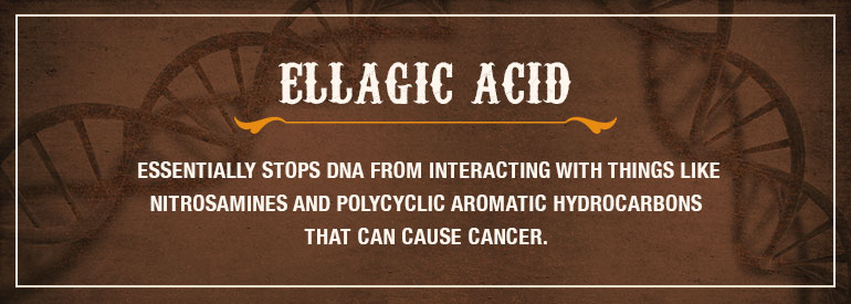 ellagic acid found in whiskey can reduce risk of cancer